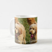 Mug Chien Goldendoodle personnalisé (Devant gauche)