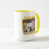 Mug Chien grincheux Drôle Citation avec animal de comp (Devant droit)
