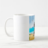 Mug Chien Havanais sur la plage (Gauche)