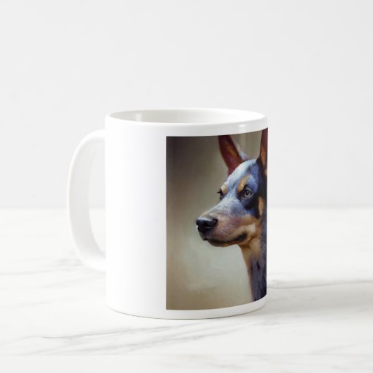 Mug Chien Heeler bleu (Devant gauche)