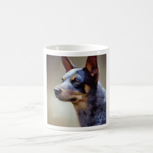 Mug Chien Heeler bleu (Centre)
