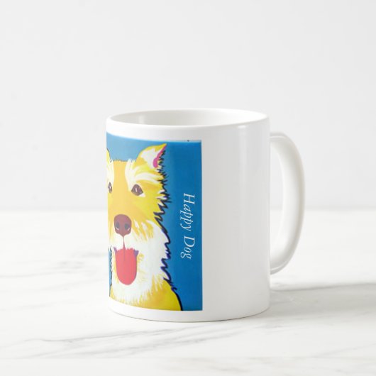 Mug Chien heureux (Devant droit)