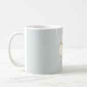 Mug Chien Heureux Blanc Bleu (Gauche)