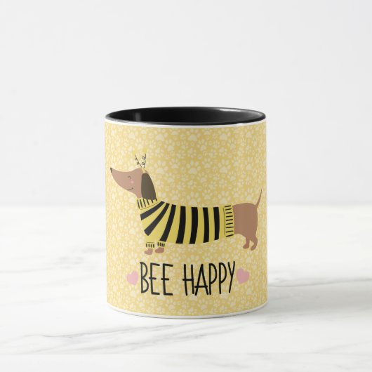 Mug Chien Heureux Bumblebee (Centre)