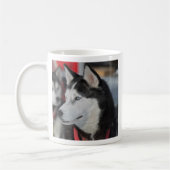 Mug Chien husky avant une course, Canada (Gauche)