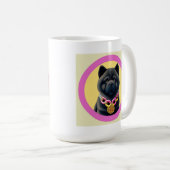 Mug Chien Illustré Chow Chow (Devant droit)