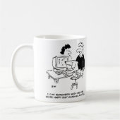 Mug Chien joue à des jeux informatiques (Gauche)