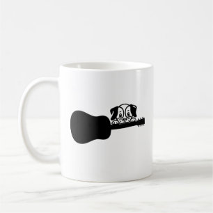 Mug Chien jouer de la guitare