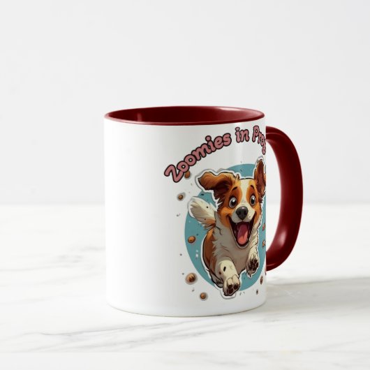 Mug Chien joueur (Devant droit)