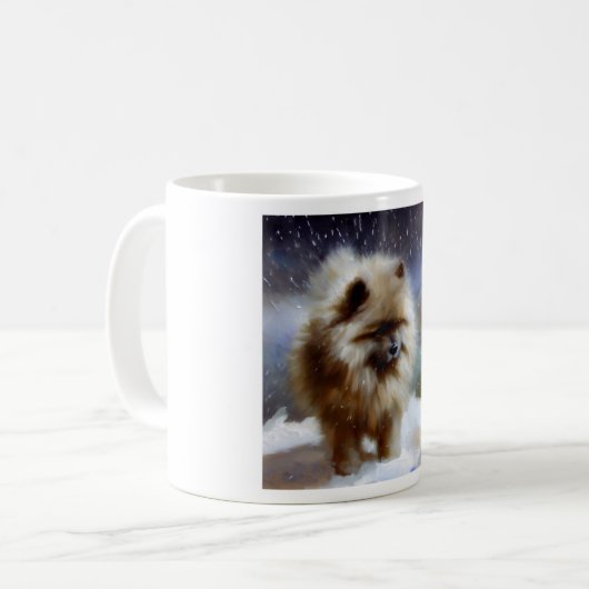 Mug Chien Keeshond (Devant gauche)