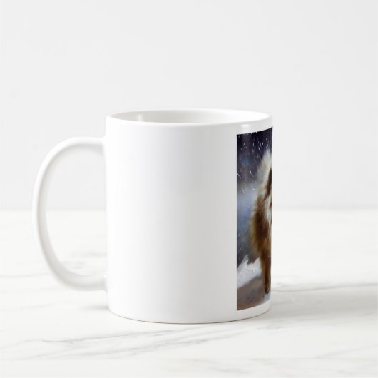 Mug Chien Keeshond (Gauche)