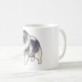 Mug Chien Keeshond Magic (Devant droit)