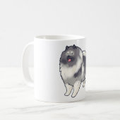 Mug Chien Keeshond Magic (Devant gauche)