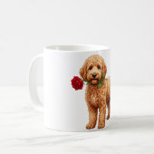 Mug ‏Chien Labradoodle mignon (Devant gauche)