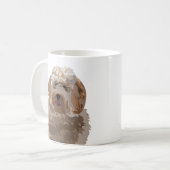 Mug Chien Labradoodle mignon conception chien (Devant gauche)