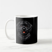 Mug Chien labradoodle noir art mignon doodle chiot pou (Gauche)