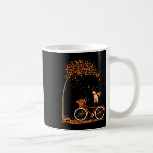 Mug Chien Leaf Automne Cyclisme Automne Fun Golden Ret