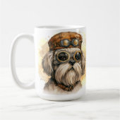 Mug Chien Lhasa Apso Steampunk (Gauche)