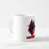 Mug Chien Loup Noir (Devant gauche)