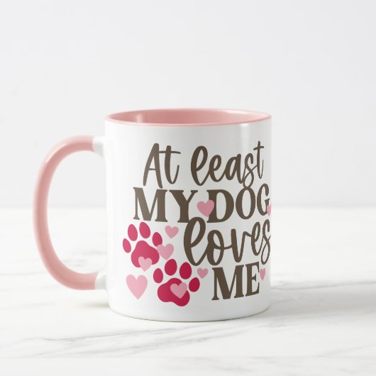MUG CHIEN M'AIME (Gauche)