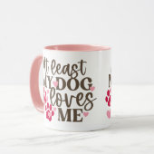 MUG CHIEN M'AIME (Devant gauche)