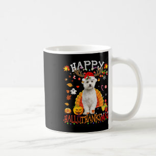 Mug Chien maltais Halloween Chien de Noël Joyeux Hallo