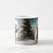 Mug Chien Malti Tzu à Noël de neige (Centre)