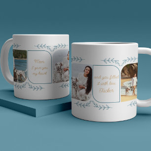 Mug Chien Maman 3 Vertical Photo Aimer Mots Feminine