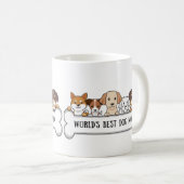 Mug Chien Maman café Mug, Chien Maman café café, cadea (Devant droit)