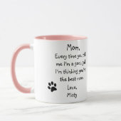 Mug Chien Maman Drôle Fête des Mères Animal de Compagn (Gauche)