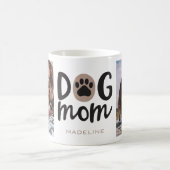 Mug Chien Maman Empreinte de patte Photo Collage Café (Centre)