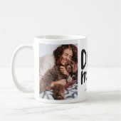 Mug Chien Maman Empreinte de patte Photo Collage Café (Gauche)