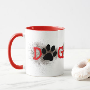 Mug Chien Maman Pawprints with Dirt