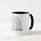 Mug Chien maman Rainbow Blue Peach (Devant droit)