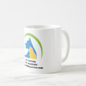 Mug Chien Marcher Animaux de compagnie Sitter Logo du  (Devant droit)