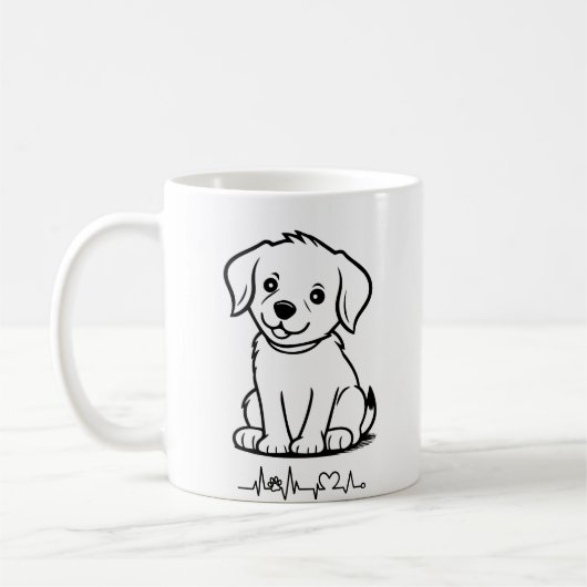 Mug Chien mignon (Gauche)