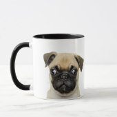 Mug Chien mignon, animal de compagnie, Musique (Gauche)