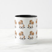 Mug Chien mignon avec point Brown - Conception adorabl (Centre)