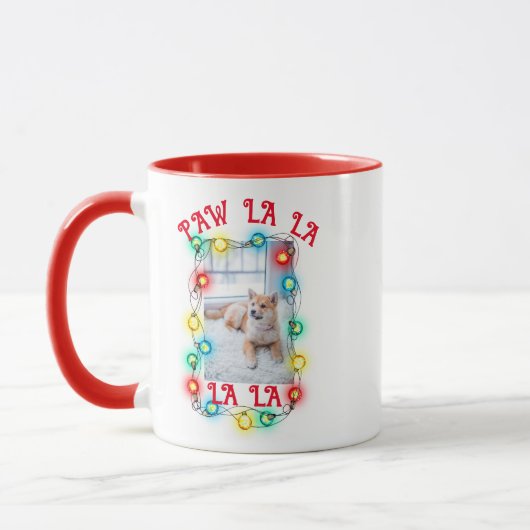 Mug Chien mignon, chat animal de compagnie Photo feux  (Gauche)