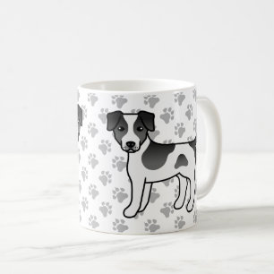Mug Chien mignon Danois-Suédois Noir Et Blanc