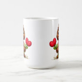 Mug Chien mignon de la Saint-Valentin (Centre)