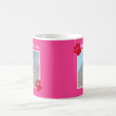 Mug Chien mignon Joyeux Valentines Jour Red Paws 2 Pho (Centre)