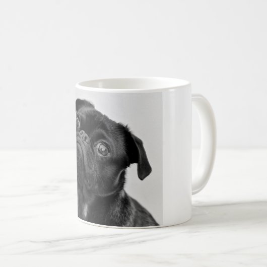 Mug Chien noir (Devant droit)