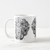 Mug Chien noir et blanc grand (Gauche)