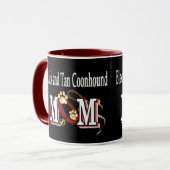 Mug Chien noir et bronzé MOM (Devant gauche)