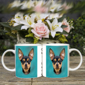 Mug Chien noir et tan Chihuahua