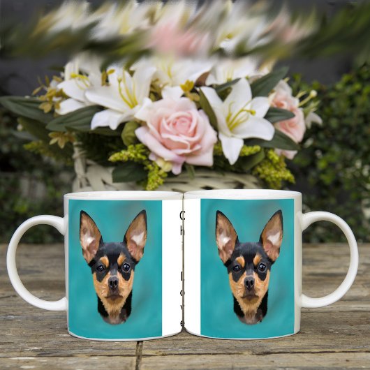 Mug Chien noir et tan Chihuahua