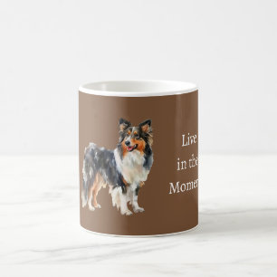 Mug Chien noir marron blanc