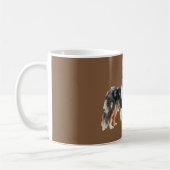 Mug Chien noir marron blanc (Gauche)