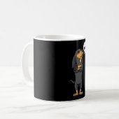 Mug Chien noir têtu et Tan Coonhound (Devant gauche)
